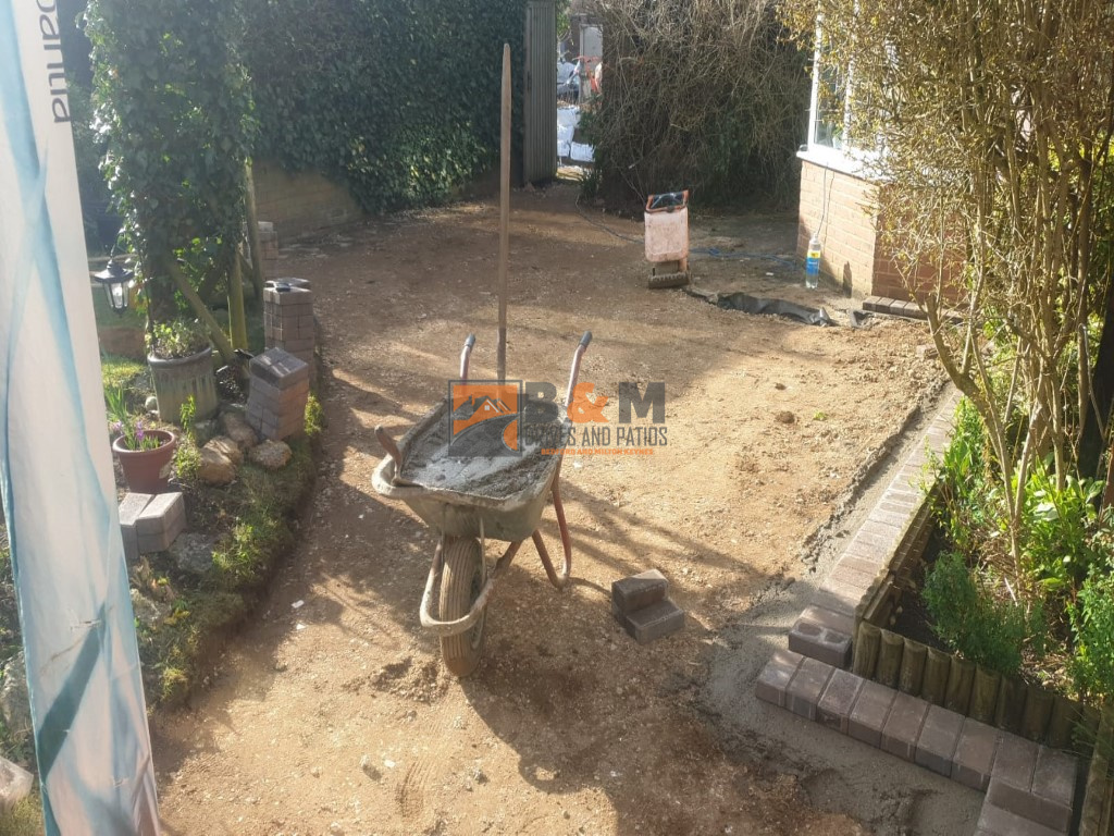 Indian Sandstone Patio in Bletchley